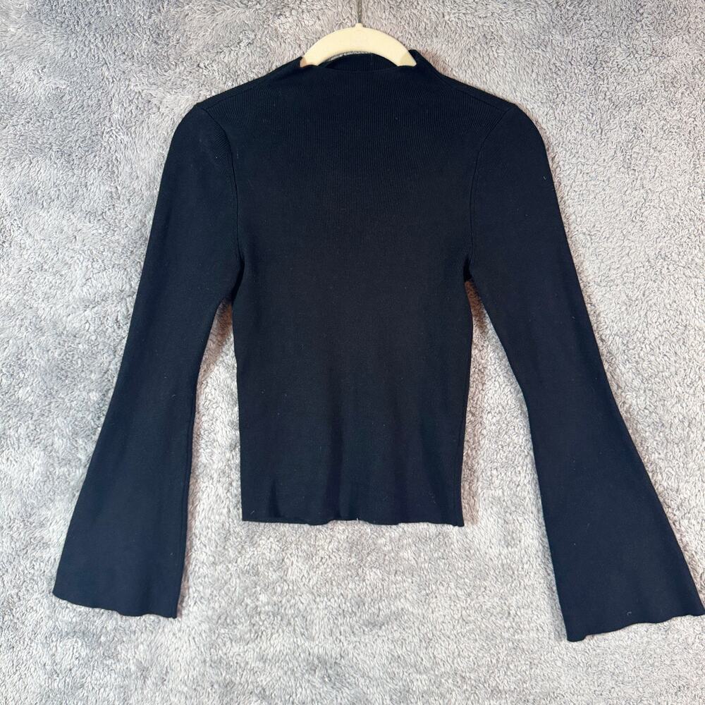 Maeve Midnight Black Cowl Neck Sweater